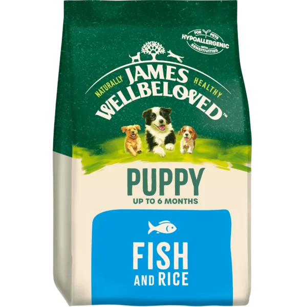 James Wellbeloved Dry Dog Food Puppy Fish & Rice