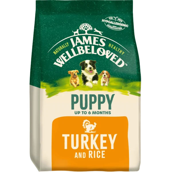 James Wellbeloved Dry Dog Food Puppy Turkey & Rice