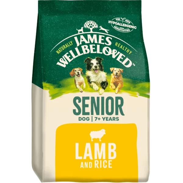 James Wellbeloved Dry Dog Food Senior Lamb & Rice