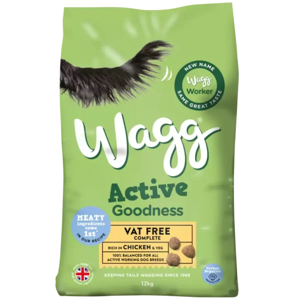 Wagg Active Worker Adult Dry Dog Food Chicken