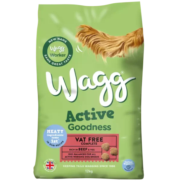 Wagg Active Worker Dry Dog Food Beef