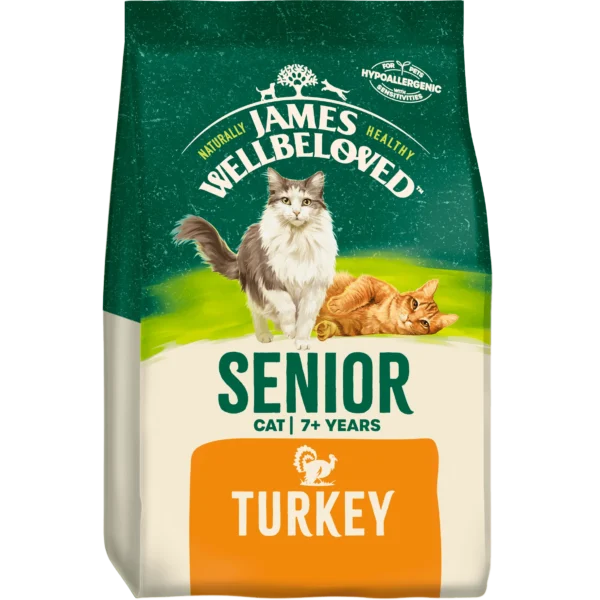 James Wellbeloved Senior Dry Cat Food Turkey & Rice