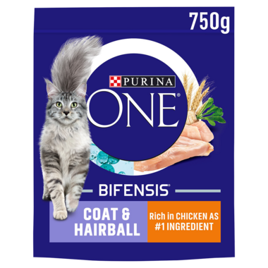 Purina One Dry Cat Food Coat & Hairball Chicken