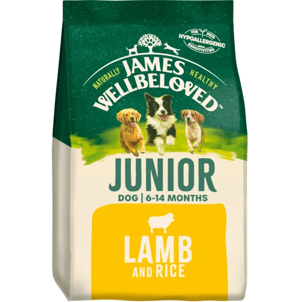 James Wellbeloved Dry Dog Food Junior Lamb & Rice