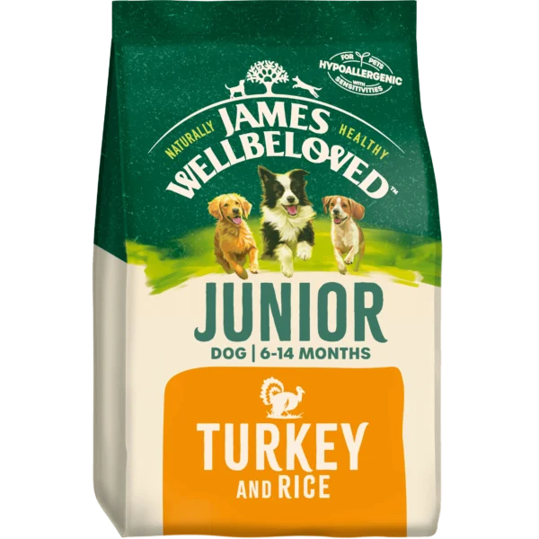 James Wellbeloved Dry Dog Food Junior Turkey & Rice