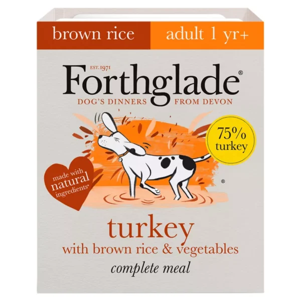 Forthglade Complete Meal Adult Turkey with Brown Rice & Vegetables