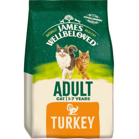 James Wellbeloved Adult Dry Cat Food Turkey & Rice