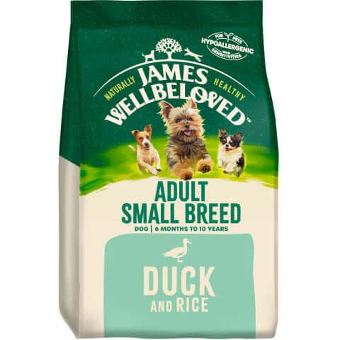 James Wellbeloved Dry Dog Food Adult Small Breed Duck & Rice