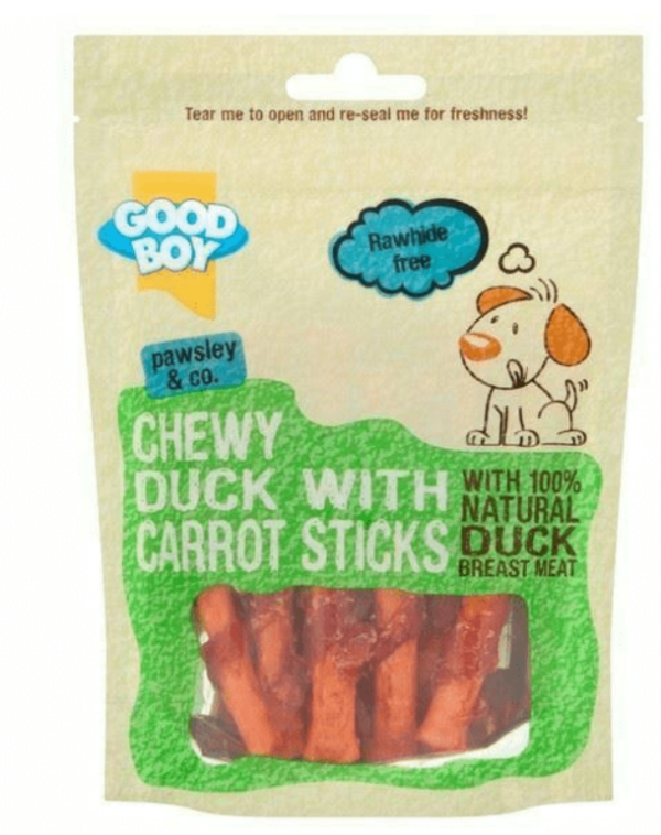 Good Boy Chewy Duck with Carrot Sticks 90g