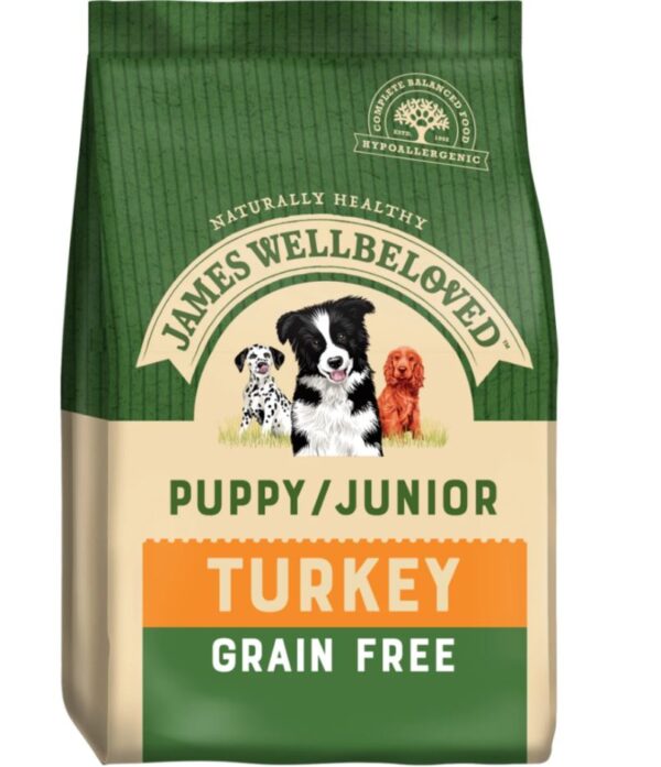 James Wellbeloved Puppy/Junior Turkey Grain Free