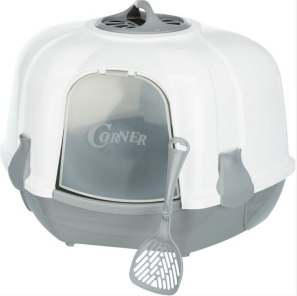 Trixie Maro Corner Litter Tray with Hood