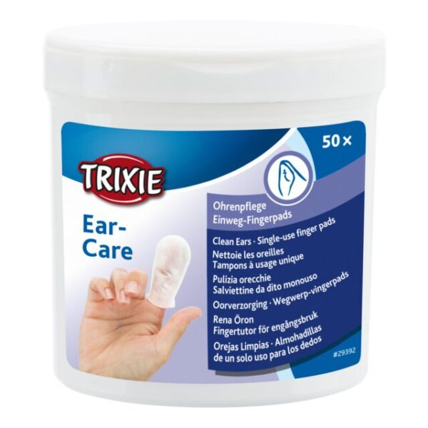 Trixie Ear Care Single-Use Finger Pads for Dogs, Cats, and Small Animals