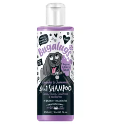 Bugalugs Lavender & Chamomile 4-in-1 Calming Dog Shampoo